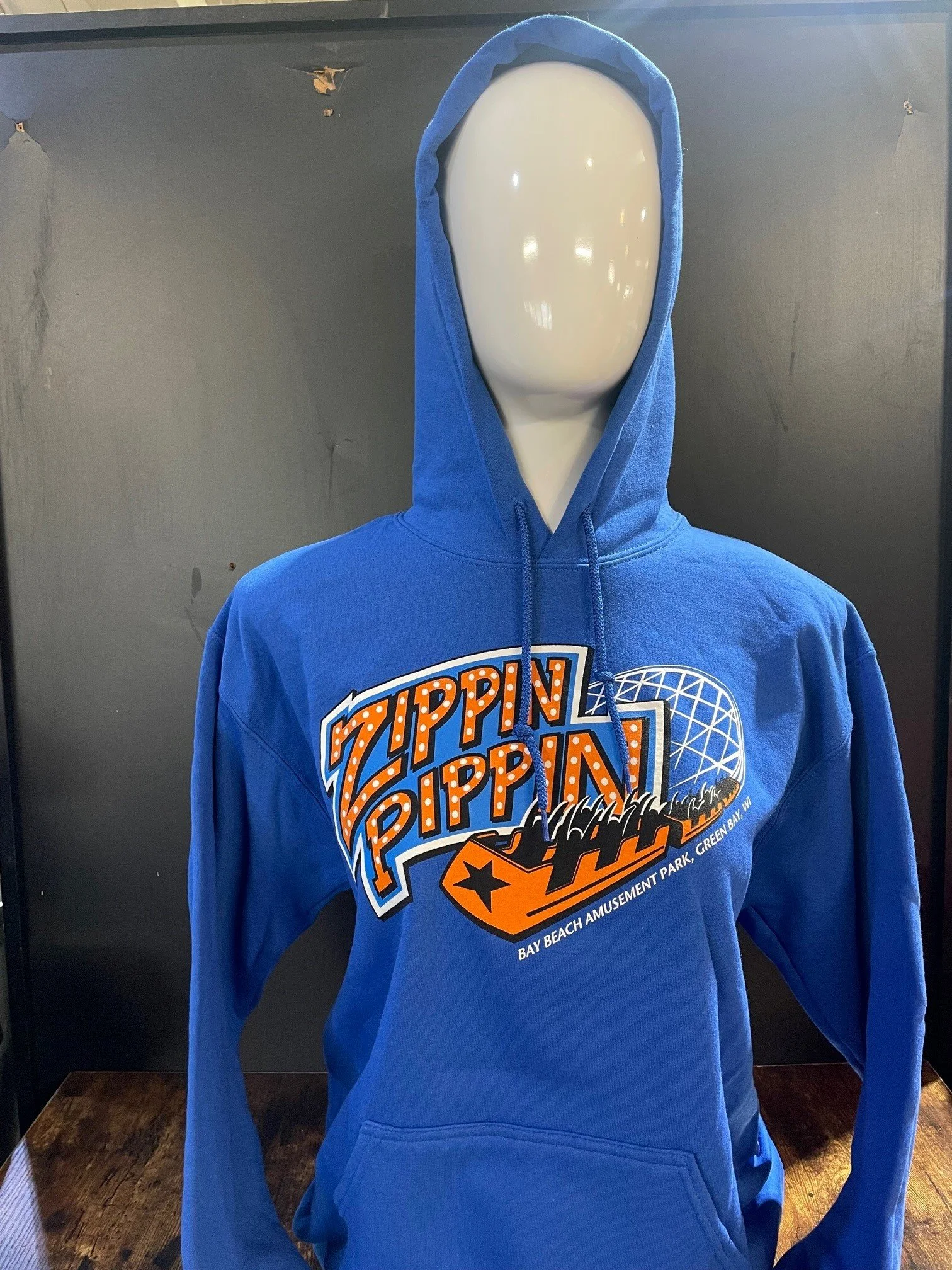 Hooded Sweatshirt Zippin Pippin (Adult) — Bay Beach
